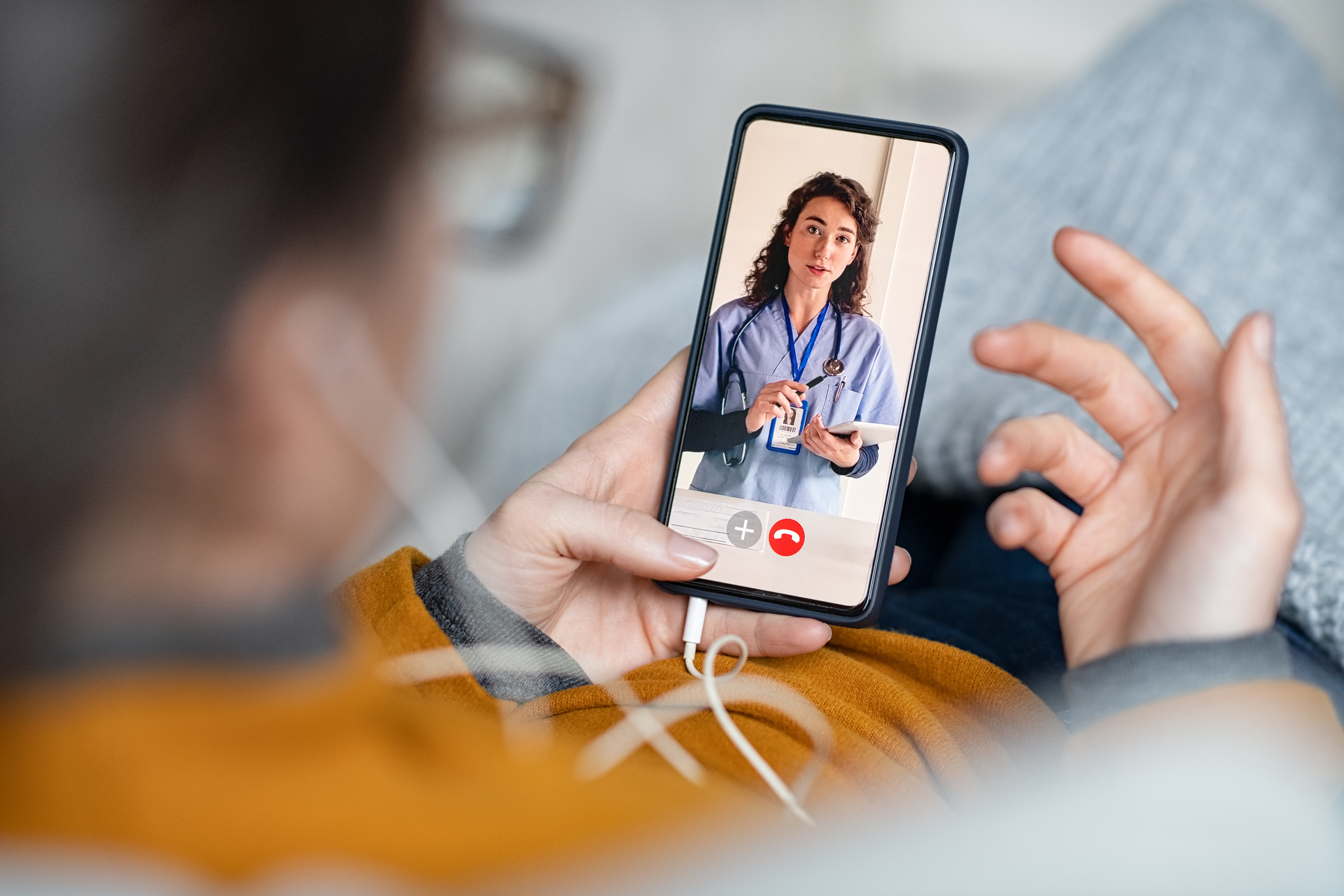 Videocall mit Arzt